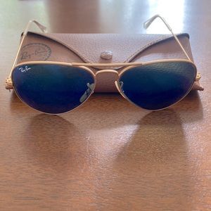 Ray-Ban Blue Flash Mirrored Aviators